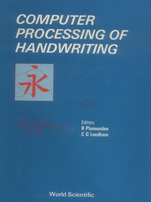 cover image of Computer Processing of Handwriting